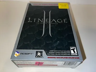 Lineage II 2 Chaotic Chronicle Collector's DVD Edition 2004 NTSC MEDIUM Box NEW • $329.22