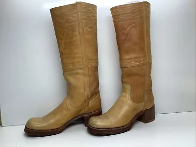 Vtg Womens Frye Riding Sligh Sq To Banana Color Size 8.5 B • $299.99