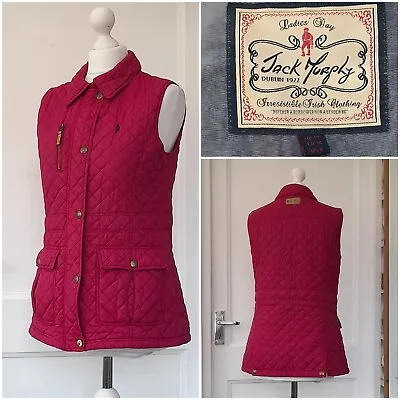 Jack Murphy Quilted Pink Gilet Size 10 • £25