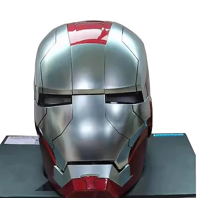 MK5 1:1 Wearable Autoking Iron Man Helmet MARK V Voice-Controlled Cosplay Gifts • $169.99