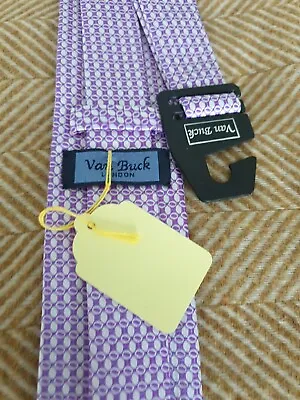 BNWT Van Buck Silk Tie 7.5cm • £20