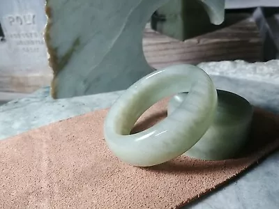 $3490 • Buy Siberian Jade Bangle Bracelet 54.5mm - X From Rough Jade Slab