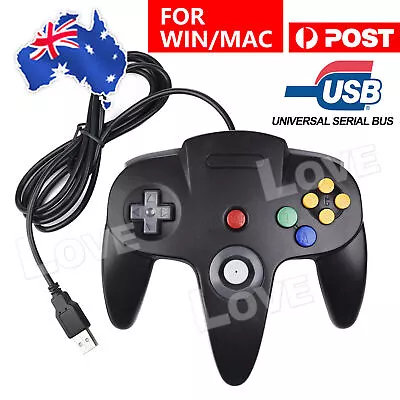 New Nintendo 64 N64 Games Classic Gamepad Controllers For Usb To Pc/mac • $18.95