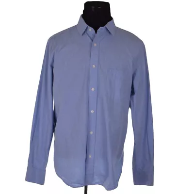 UNTUCKit Mens Shirt XL Slim Fit Blue Check Venturo 100% Cotton • $24.25