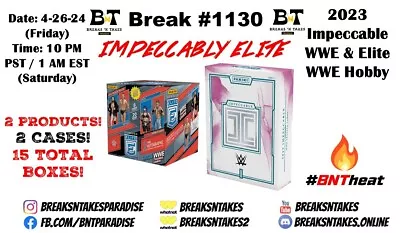 WADE BARRETT / BAD NEWS BARRETT 2023 WWE Elite + Impeccable 2 CASE Break #1130 • $2.99