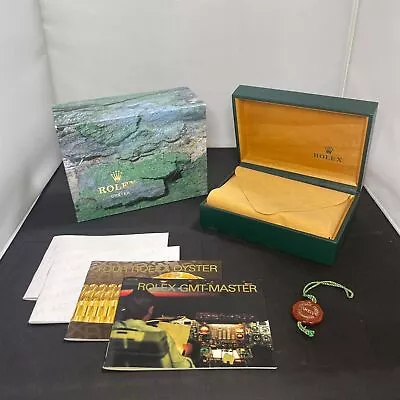 ROLEX GMT-Master 16700 Watch Box Case 68.00.55 Booklet(1999)100%Authentic FZ8246 • $636.74