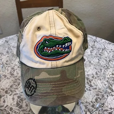 OHT- Florida Gators Camo/Denim Adjustable Baseball Cap Hat!! • $10