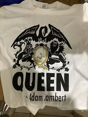 Queen + Adam Lambert Tour 2015 Tour Official T Shirt • £10