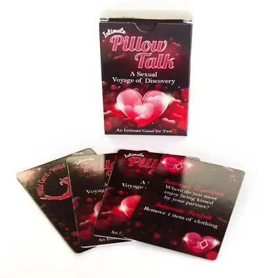 Intimate Pillow Talk Sexual Playing Card Game Romantic Sexy Couples Naughty • £5.95