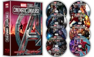 Marvel Cinematic Universe 23-Movie Collection (Blu-ray 8-Disc) New • $33.50