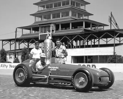 1953 Racecar Driver BILL VUKOVICH Glossy 8x10 Photo Print Poster Indy 500 Winner • $4.99