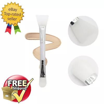 Soft Synthetic Hair And Silicone Applicator Tool Clay 2 In 1 Face Mask Brush UK • £4.25