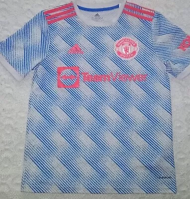 2021/2022 Adidas Manchester United Away Shirt Jersey *Size: 13/14 Years* MUFC • $15.54