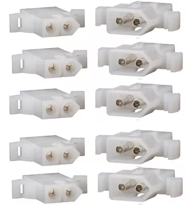 MOLEX .062  2 Pins Power Connector ( 2 Circuit ) Male Female W/Terminal (6 SET) • $11.25