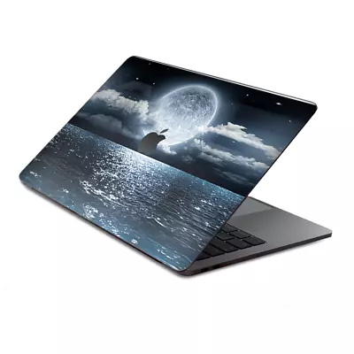 Skins Wrap For MacBook Pro 15 Inch Retina Touch  Giant Moon Over The Ocean • $16.98