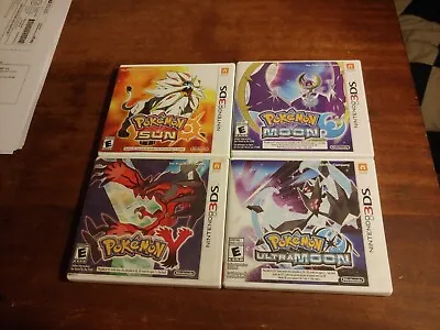4 Pokemon Game Cases - Pokemon Sun Moon Y Ultra Moon  Game Cases - No Games • $19.99