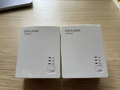 Powerline Bridge TP-LINK 200Mbps Nano Powerline Adapter 2pack (cable Included) • $15