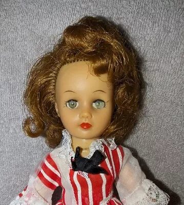 Vintage 10.5  Tall Unmarked Little Miss Doll Revlon Nancy Ann Clone TLC Damaged • $30