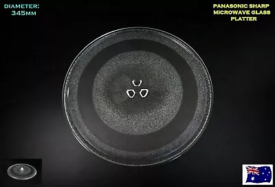 Panasonic Omega Sharp Microwave Oven Glass Turntable Plate (345mm) (W10A) • $35