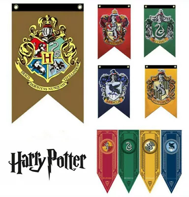 Harry Potter Gryffindor Hufflepuff House Flag Wall Banner Home Decoration Party • $43.88