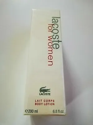 Lacoste For Women Rare Discontinued Body Lotion 200ml 6.8oz New Sealed • £19.30