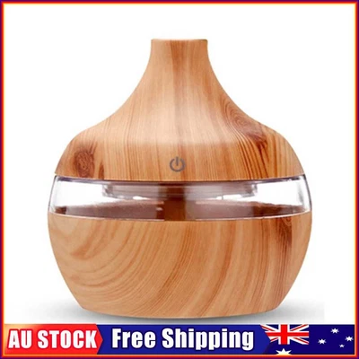 $14.29 • Buy Aroma Oil Diffuser Ultrasonic Wood Grain Air Humidifier (Light Wood Grain)