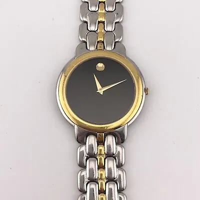 Movado 35mm Two Tone Stainless Steel 81 A2 873 Quartz Men’s Watch - Working • $37