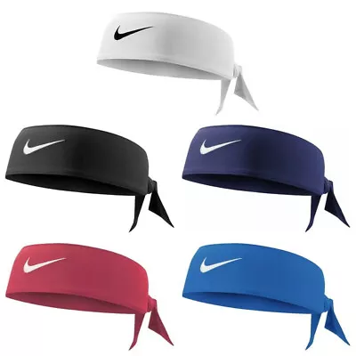 £14.95 • Buy Nike Head Tie - Dri-fit Bandana - Black Or White Headband