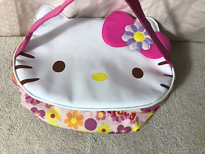 Vintage Sanrio Hello Kitty Insulated Lunch Bag Floral Free Shipping • $23.80