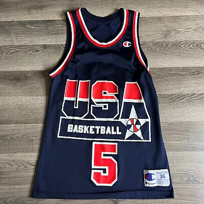 VTG 1994 Champion USA Basketball #5 Mark Price Sz 36 XS NBA Team USA Made In USA • $69.95