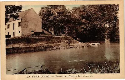 CPA LA FERE Bords De L'Oise Ile D'Amour (280361) • $8.51