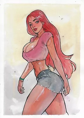 🔥Mary Jane (09 X12 ) Comic Art By Tamie Gadelha - TramaStudio🔥 • $11