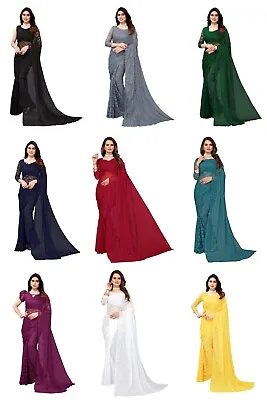 £8.53 • Buy Women Sari Saree Blouse Designer Pakistani Indian Party Wear Bollywood Wedding