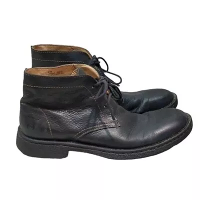 Born Mens Ankle Leather High Top Boots Shoes Sz 8.5M • $32.49
