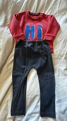 12-18 Months 2 Piece Suit With Hi On Frontgood Condition  • £5