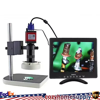 Digital HD Monocular Microscope Camera Industry Video Inspection 3800W HDMI 130X • $76