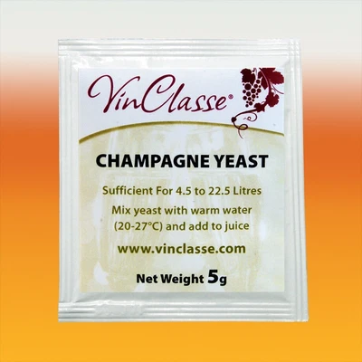 £4.13 • Buy VinClasse Champagne Yeast - 5 Gram Sachet - Wine Making Ideal For Elderflower