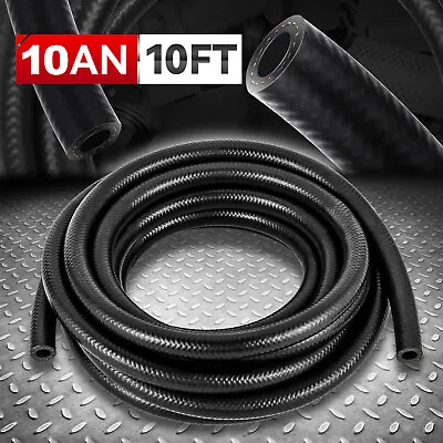 Universal 10AN 10FT 5/8  Inch ID Nitrile Butadiene Rubber NBR Oil Fuel Line Hose • $28.86