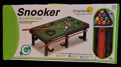 SNOOKER BILLIARDS GAME - Mini Pool Table / Good Sport Toys NEW (KR) • $15