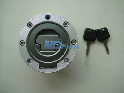 Fuel Gas Tank Cap Cover Lock+Key For Yamaha YZF R6 R6S 03-10 04 05 06 07 08 09 • $13.49