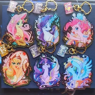 My Little Pony✖️Jellied Sweet Pinkie Pie Twilight Sparkle Acrylic Keychain MLP • $10.99