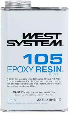 West System 105 Epoxy Resin Quart 655-105A   • $53.89