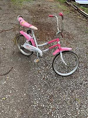 Vintage 1970's 1980's Sears Free Spirit 20  Pink Panther Banana Seat Bike Orig • $200