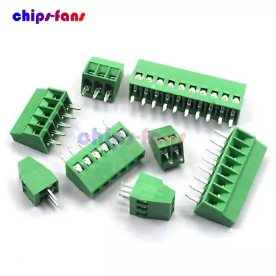 $1.22 • Buy 10PCS 2.54mm PCB Mini Screw Terminal Blocks Connector For Wires 2P~8P Terminal