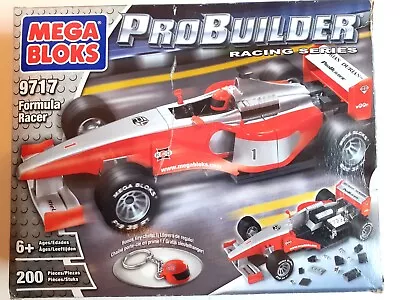 Mega Bloks Probuilder Formula Racer 9717 Racing Series Racing Car Vintage Age 6+ • £5.25