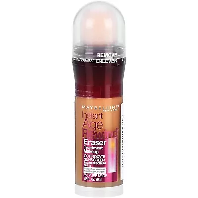 Maybelline Instant Age Rewind EraserTreatment Makeup #250 Pure Beige Free S&H • $14.99