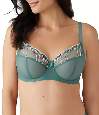 Wacoal 855304 Evocative Edge Bra 36D Sagebrush Green Full Figure Underwire NWT • $31.95