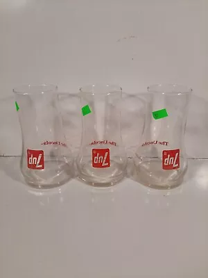 Vintage 1970’s Upside Down 7-up Glasses The Uncola Lot Of 3 • $9.99