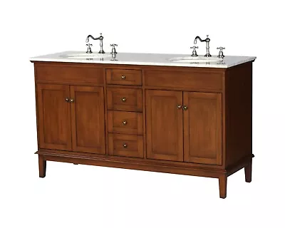 60-Inch Contemporary Style Double Sink Bathroom Vanity Model 301-60 SK • $1769