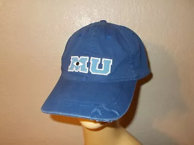 Disney Parks MU Monster Inc. Blue Adjustable Cap Hats Size Adult • $17.99